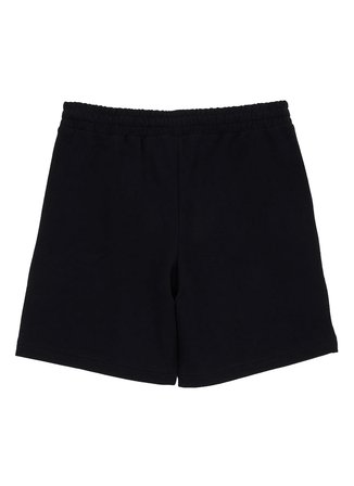 Jack & Jones Siyah Erkek Normal Fit Logo Baskılı Sweat Şort 12300731 JPSTKARLNEWPLUSHSWEATSHORT