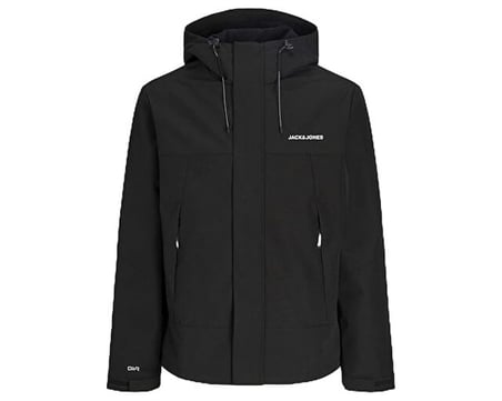 Jack Jones JCOCLUB DULL WINDBREAKER Erkek Outdoor Rüzgarlık 12299822-BLACK Siyah