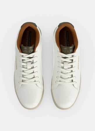Jack & Jones Beyaz Erkek Sneaker JFWBOSLEY PU SNEAKER NOOS