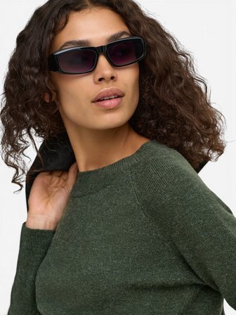 ONLRICA L/S PULLOVER KNT NOOS Kadın Gri Kazak - 3601186