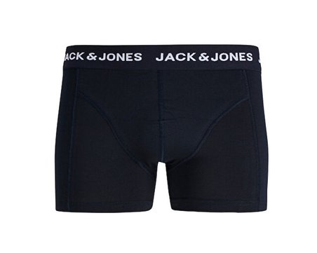 Jack Jones JACDALE SMILEY TRUNKS 3 PACK Erkek Boxer (3'Lü) 12301230-BLACK Siyah