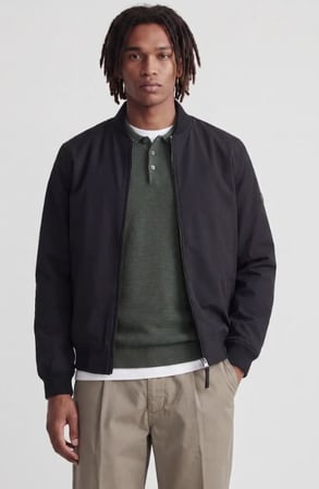 Jack & Jones Erkek JPRBLAJOSH BOMBER SİYAH CEKET - 12301234