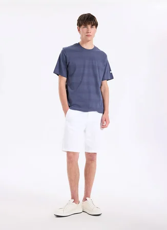 Jack & Jones Lacivert Erkek Relaxed T-Shirt 12295200 JORRIVIERA BLANK TEE CNECK