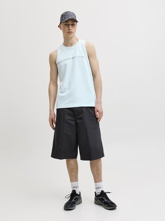 Jack Jones Fusıon Chest Brand Regular Fit Erkek Atlet 12295005