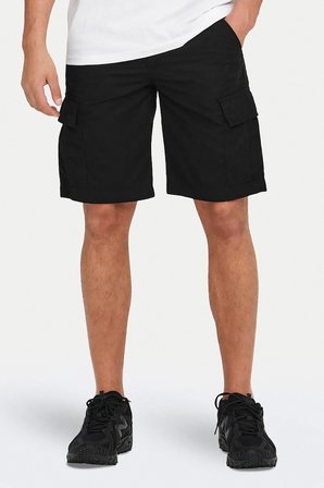 Only & Sons Onsloc Pamuklu Relaxed Normal Bel Cepli Short Erkek SHORT 22029214 SİYAH