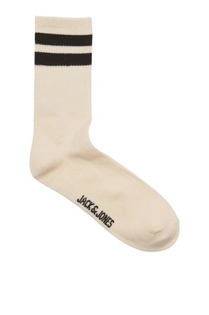 Jack & Jones Erkek Jactravıs Marka Logolu 3'lü Çorap 12260082 Krem