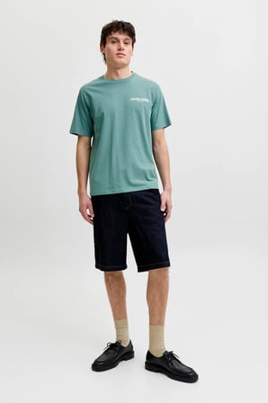 Jack & Jones JPRBLAOSCAR Erkek Tişört Kısa Kollu Pamuklu Şık Günlük 