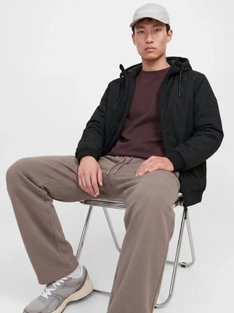 Jack & Jones Erkek Jcofusion Siyah Ceket - 12302241 