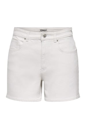 Only Onlphine Pamuklu Regular Fit Kot Short Bayan SHORT 15372986 BEYAZ