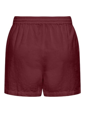 ONLSWAR THYRA PULL UP SHORTS WVN Kadın Kırmızı Şort - 15378514