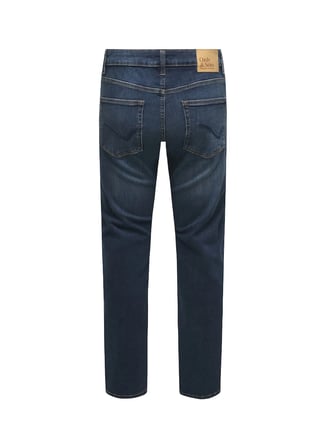 Only & Sons Lacivert Erkek Taşlamalı Denim Pantolon 22038482 ONSWEFT JAX DB 8482 TAI