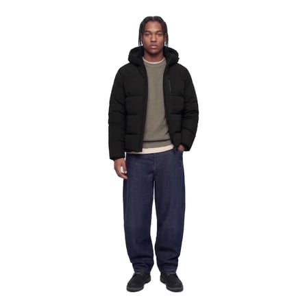 Jack & Jones 12298858 Jjbecks Puffer Sn Mont Siyah
