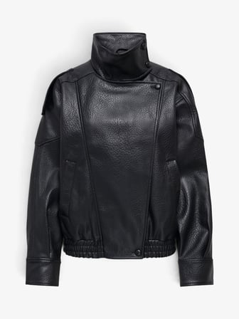 ONLVANI L/S FAUX LEATHER JACKET PNT Kadın Siyah Mont - 15380880