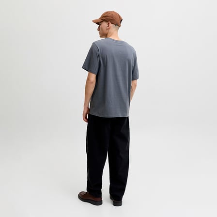Jack&Jones Corp Logo Ss Erkek Gri Tişört
