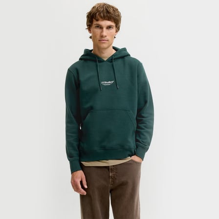 Jack&Jones Soho Erkek Yeşil Kapüşonlu Sweatshirt