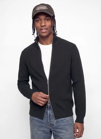 Jack & Jones Hırka, 2XL, Siyah