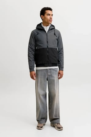 Jack & Jones Jjerush Hood Bomber Erkek Mont