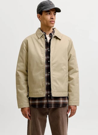 Jack & Jones Bej Erkek Ceket 12298864 JJECOLTON WORKER JACKET