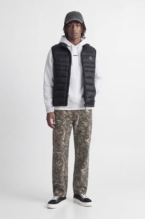 Jack & Jones JJEKINGSLEY Erkek Hafif Şişme Yelek Dik Yaka Günlük Rahat 