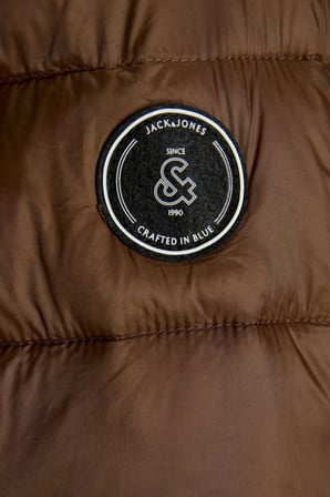 Jack & Jones JJEKINGSLEY Erkek Hafif Şişme Mont Dik Yaka Günlük Rahat 