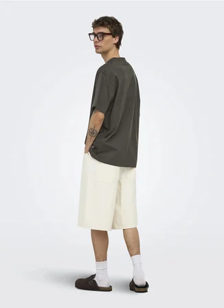 Only & Sons Kahve Erkek T-Shirt 22022532 ONSFRED LIFE SS TEE NOOS