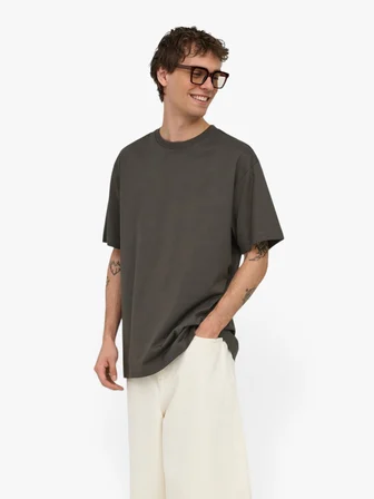 ONSFRED LIFE RLX SS TEE NOOS Erkek Gri  - 22022532