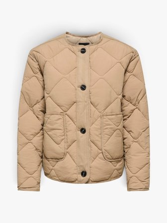 ONLHARRIET QUILTED JACKET CC OTW Kadın Kahverengi Ceket - 5010242