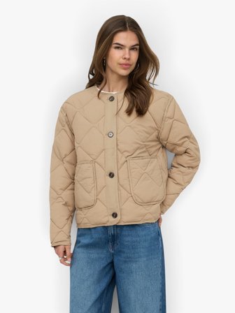 ONLHARRIET QUILTED JACKET CC OTW Kadın Kahverengi Ceket - 5010242