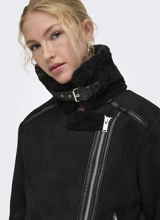 ONLY 15374148C-N10 Siyah Kadın Mont