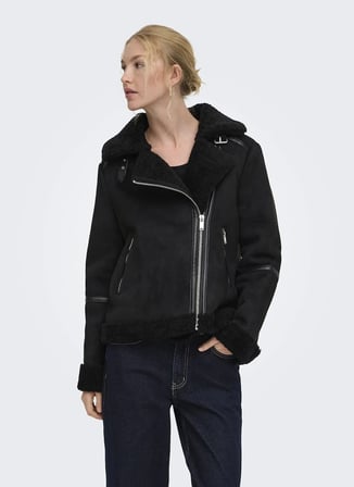 ONLY 15374148C-N10 Siyah Kadın Mont