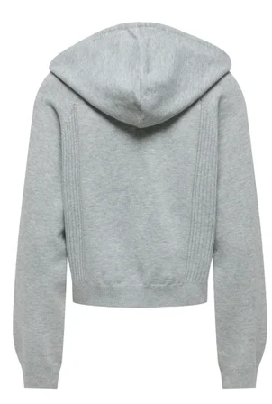 Only Kadın ONLGIGI LS SHORT GRİ SWEATSHİRT - 15374935 