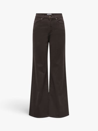 ONLMADISON-SILLE HW WIDE PANT CC PNT Kadın Kahverengi Denim Pantolon - O15376942