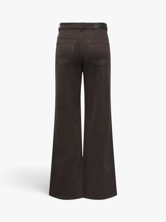 ONLMADISON-SILLE HW WIDE PANT CC PNT Kadın Kahverengi Denim Pantolon - O15376942