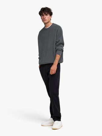 ONSRODGER RLX CREW NECK KNIT Erkek Gri Kazak - 22039789