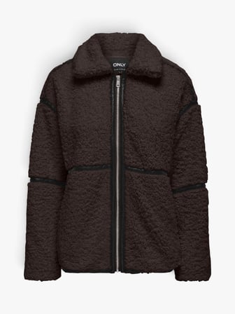ONLPARIS TEDDY JACKET OTW CC Kadın Kahverengi Mont - 15322440
