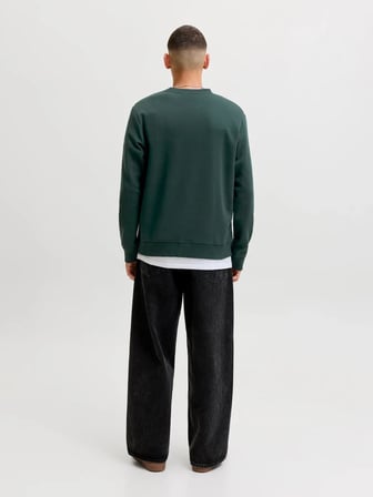 Jack Jones Aero Regular Fit Bisiklet Yaka Erkek Sweat 12298492