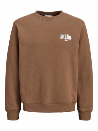 Jack Jones Aero Regular Fit Bisiklet Yaka Erkek Sweat 12298492