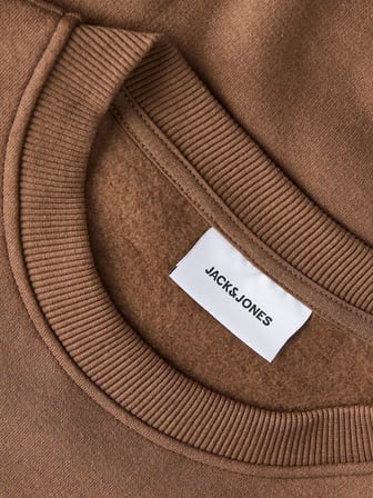 Jack Jones Aero Regular Fit Bisiklet Yaka Erkek Sweat 12298492