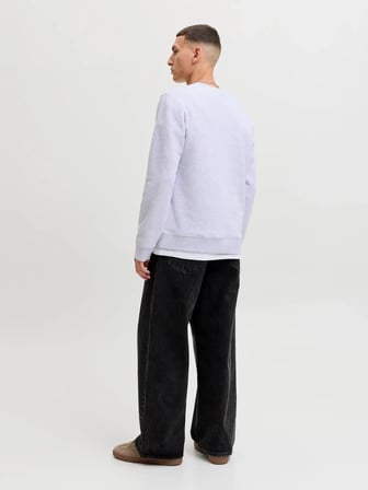 Jack Jones Aero Regular Fit Bisiklet Yaka Erkek Sweat 12298492