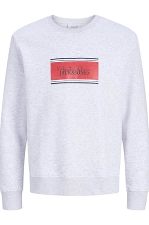 Jack & Jones JJBUSTER Erkek Bisiklet Yaka Sweatshirt Günlük Rahat 