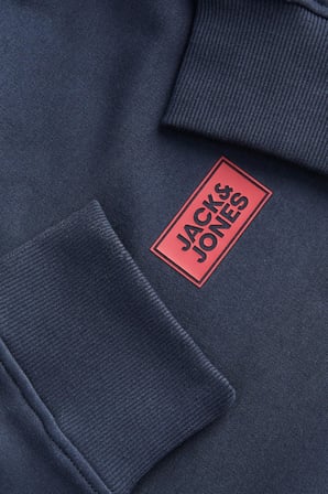 Jack & Jones JJRUSH Erkek Sweatshirt Bisiklet Yaka Rahat Günlük Pamuklu 