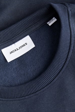 Jack & Jones JJRUSH Erkek Sweatshirt Bisiklet Yaka Rahat Günlük Pamuklu 