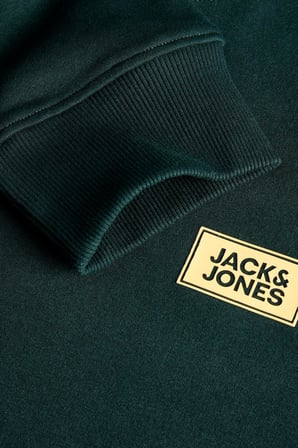 Jack & Jones JJRUSH Erkek Sweatshirt Bisiklet Yaka Rahat Günlük Pamuklu 