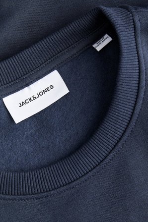 Jack & Jones JJRUSH Erkek Sweatshirt Bisiklet Yaka Rahat Günlük Pamuklu 