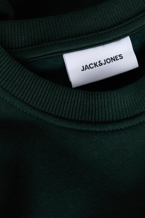 Jack & Jones JJMUNK Erkek Bisiklet Yaka Sweatshirt Rahat Günlük 