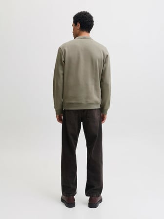 Jack Jones Benson Regular Fit Bisiklet Yaka Erkek Sweat 12298497