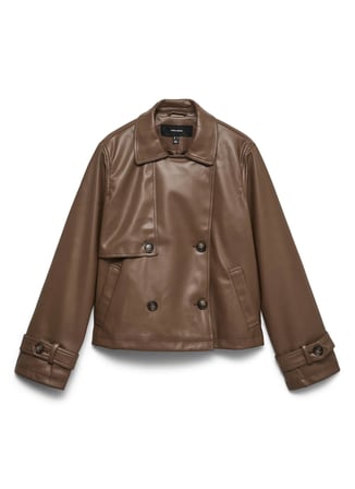 Vero Moda 10348359-181222 TCX Kahve Kadın Mont