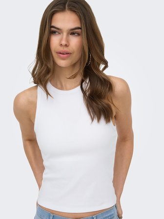 ONLVAL S/L BRA TOP CS JRS Kadın Beyaz Bluz - 15381855