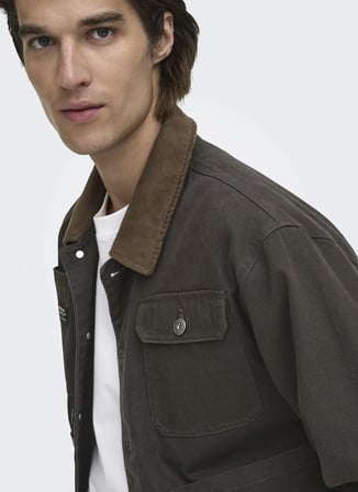 Only & Sons Ceket, 2XL, Siyah