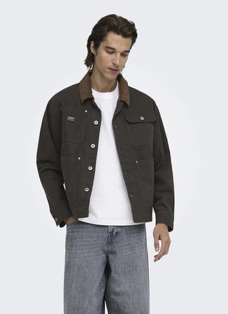 Only & Sons Ceket, 2XL, Siyah